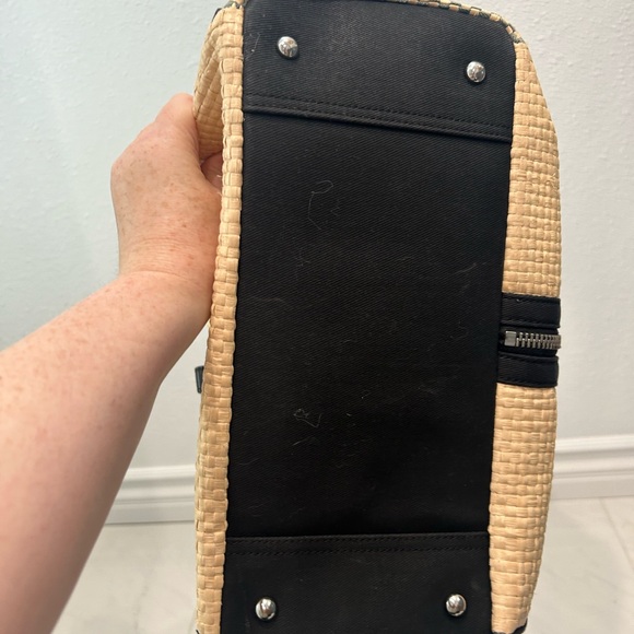 Diesel Rare EUC Raffia and Denim Handbag - Picture 7 of 9